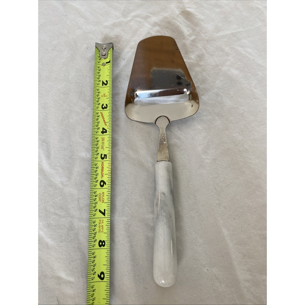 Vintage Cheese Slicer With Marble Handle Made In Taiwan